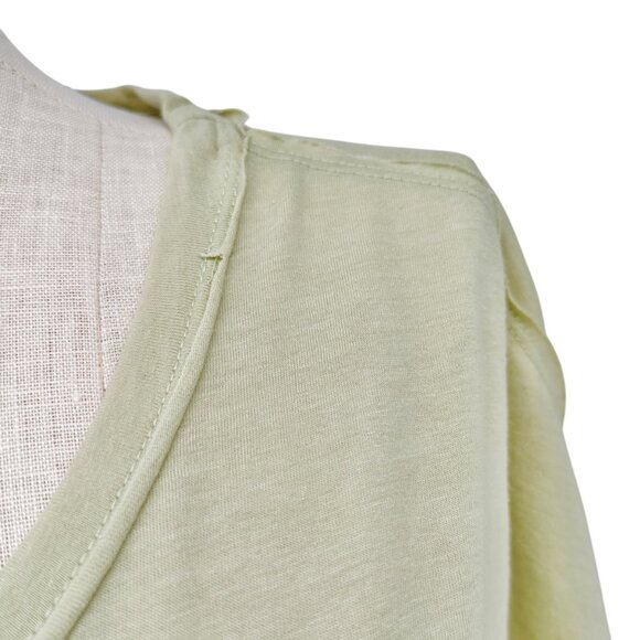 Palo Alto Back Seam Top Womens 3X Sage Green By 78 & Sunny SS Loose Fit - Picture 8 of 10